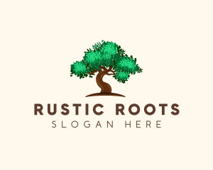 Green Tree Woods logo design