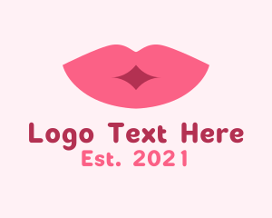 Pink Lip Kiss Cosmetics logo