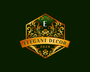 Elegant Floral Decoration logo design