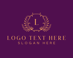 Premium Luxury Wreath logo