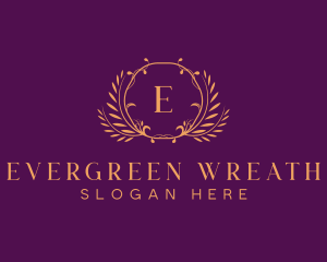Premium Luxury Wreath logo design