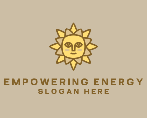 Yellow Summer Sun logo design