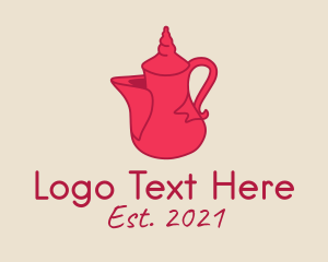 Red Tea Pot  logo