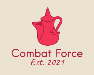 Red Tea Pot  logo