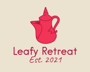 Red Tea Pot  logo design