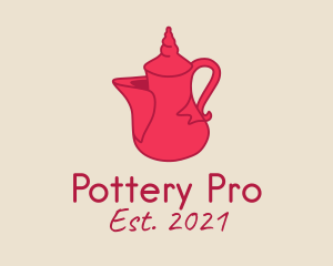 Red Tea Pot  logo design