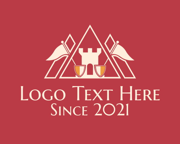 Medieval Castle Triangle  logo