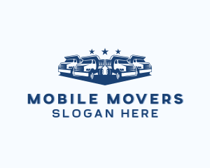 Star Dump Truck Mover logo design