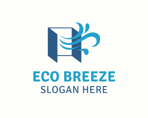 Open Window Air Breeze logo design