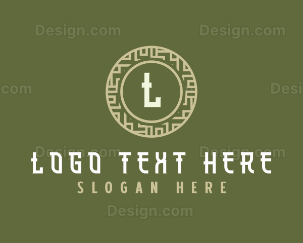 Asian Oriental Pattern Logo