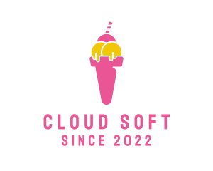 Sweet Ice Cream Dessert logo design