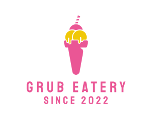 Sweet Ice Cream Dessert logo design