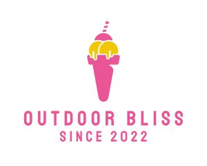 Sweet Ice Cream Dessert logo design