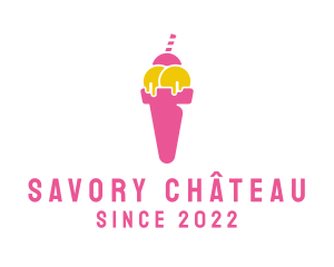 Sweet Ice Cream Dessert logo design