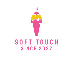 Sweet Ice Cream Dessert logo design