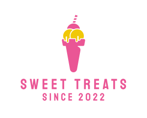 Sweet Ice Cream Dessert logo design