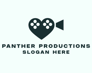 Romance Film Cinema logo design