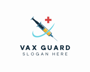 Medical Syringe Vaccine logo