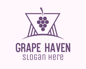 Purple Grape Winery logo design