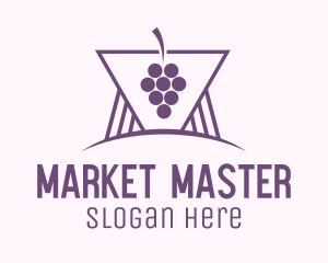 Purple Grape Winery logo design