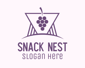 Purple Grape Winery logo design