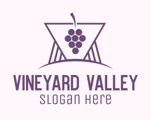 Purple Grape Winery logo design