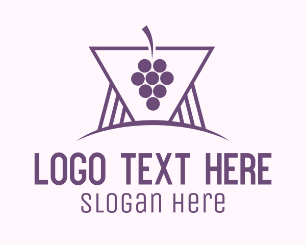 Grape logo example 1