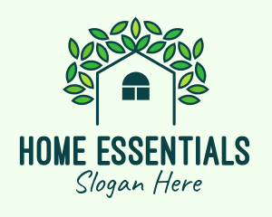 Green Eco Home logo design