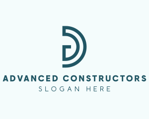 Modern Commercial Agency Letter D logo design