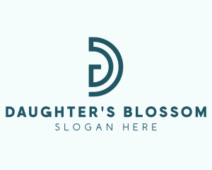 Modern Commercial Agency Letter D logo design