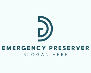 Modern Commercial Agency Letter D logo design