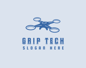 Tech Drone Surveillance logo design