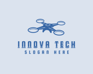 Tech Drone Surveillance logo design