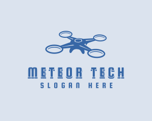 Tech Drone Surveillance logo design