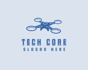 Tech Drone Surveillance logo design