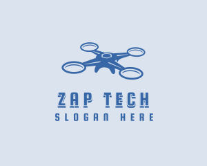 Tech Drone Surveillance logo design