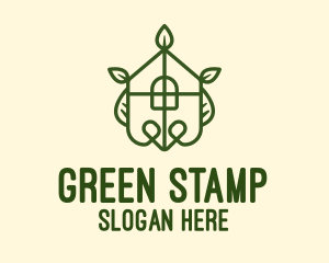 Green Leaf House logo design