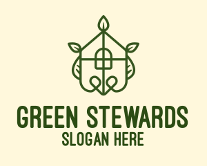 Green Leaf House logo design