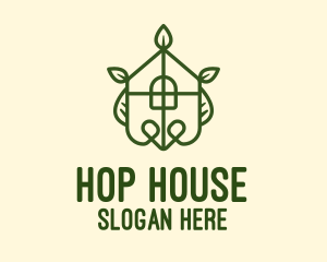 Green Leaf House logo design