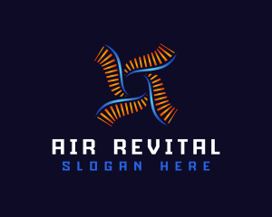 Industrial Air Ventilation  logo design