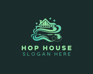 House Cleaning Pressure Washer logo design