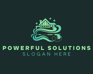 House Cleaning Pressure Washer logo design