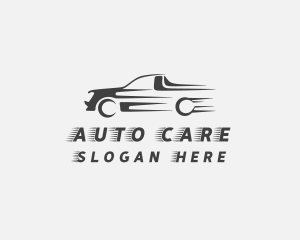 Fast Pickup Truck logo design