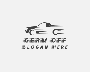 Fast Pickup Truck logo design