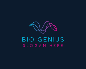 Biotech Wave Laboratory logo design