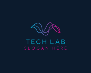 Biotech Wave Laboratory logo design