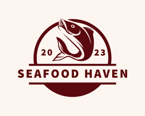 Seafood Market Fish logo design