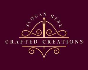 Needle Sewing Alteration logo design