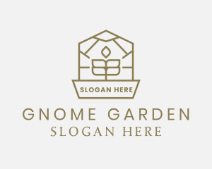 Greenhouse Garden Plant logo design