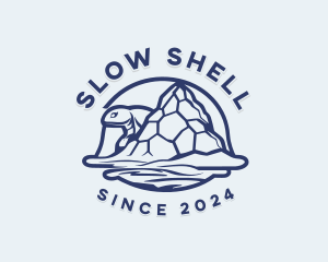 Tortoise Turtle Mountain logo design